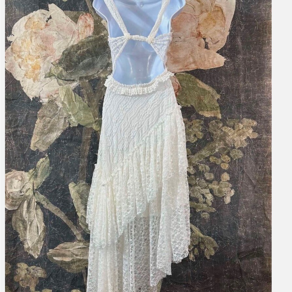 Free People Aspen Moon Maxi Dress Lace Dress - Picture 6 of 7